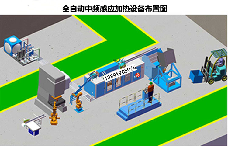 直径250mm中频加热炉