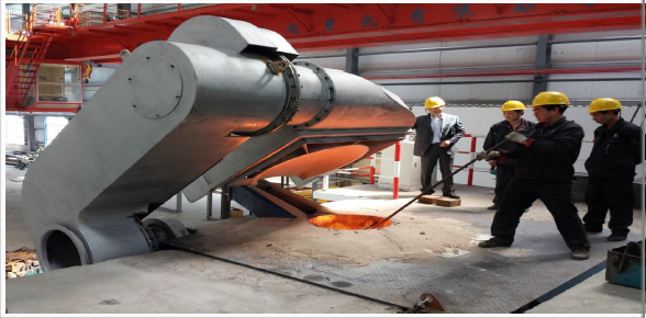 中频炉旋风式吸尘罩