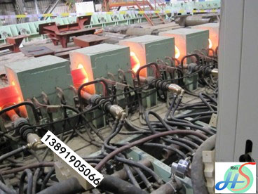 中频加热炉钢棒调质生产设备