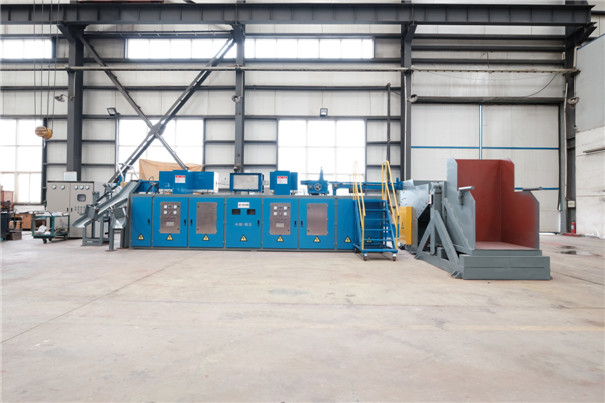 全自动石墨喷涂温锻感应加热设备