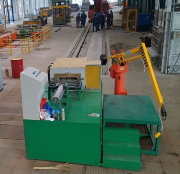 列车心盘中频加热炉