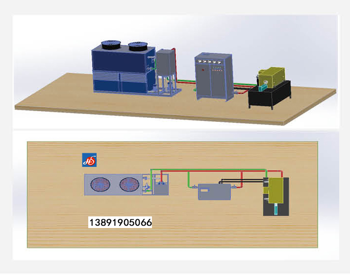 闭式冷却塔与电炉连接三维图_副本.jpg