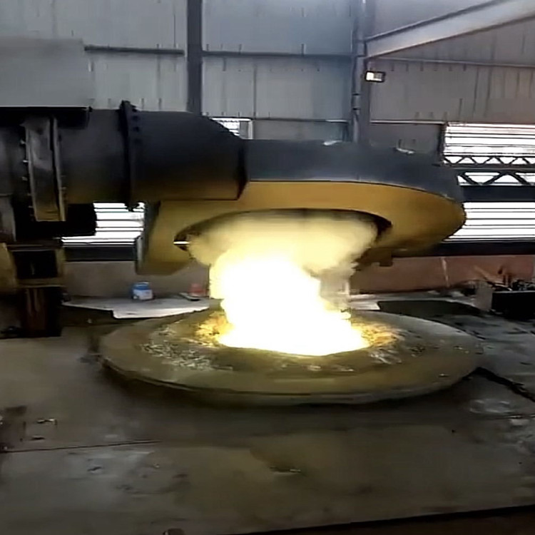 带有除尘装置的钢壳中频熔炼炉